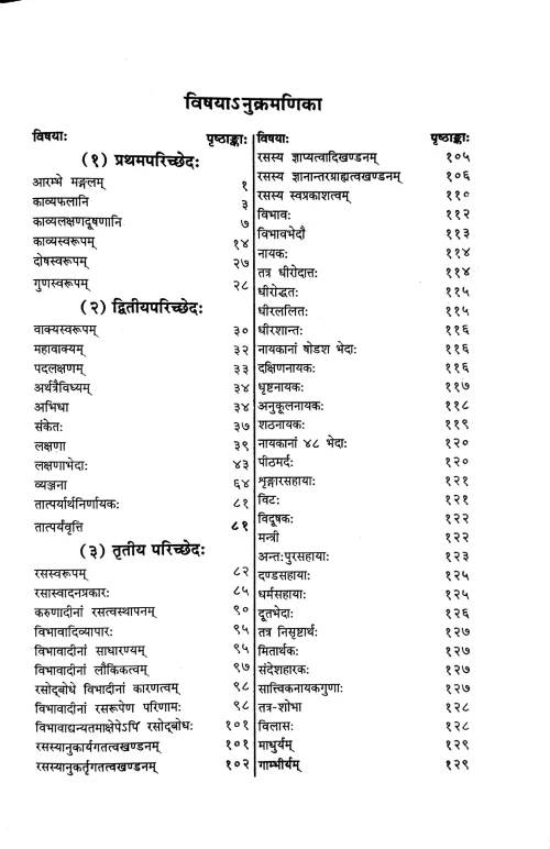 Sahitya Darpanam (1-6 paricheda)